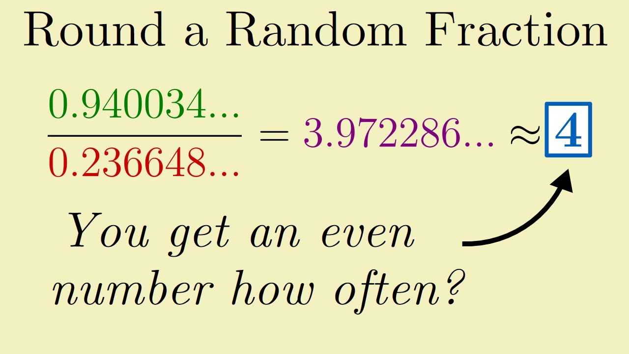 The answer involves π because why wouldn't it? 🙃