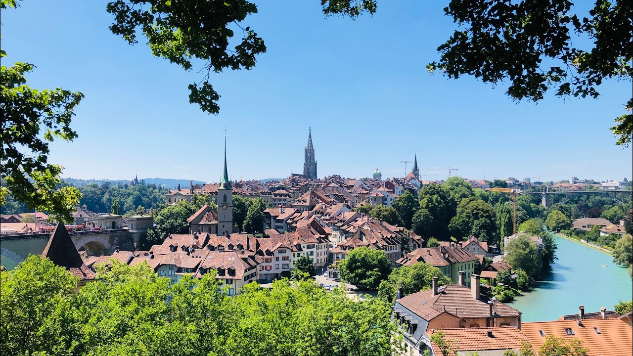 ⁴ᴷ⁶⁰ Quick City Tour - Bern Switzerland