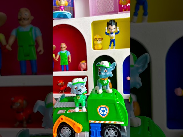 🐾PAW Patrol Rescue World ASMR : Marshall, Rubble, Chase, Zuma and Skye &Ryder #pawpatrol #shorts