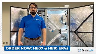 RenewAire HE07 & HE10 ERVs: High Static Pressure & FEI for Complex HVAC Systems