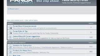 Panda Security Consumer Support Web Tour