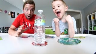 FATHER & SON PLAY FLIP CHALLENGE! / Bottle Flip Time!