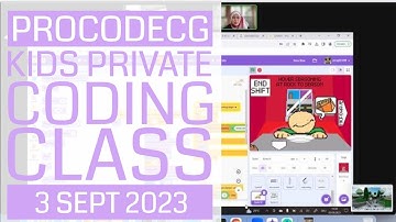ProCodeCG Kids Private Coding Class - Flurin & Corsin - 3 Sept 2023