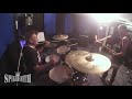 Spike t smith with cockney rejects bad man rehearsal drum cam