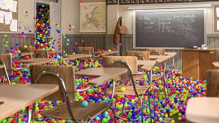 2.4 Bazillion Balls in Classroom