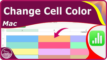 How to Change Cell Color in Apple Numbers