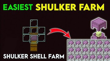 Easiest Shulker Farm In Minecraft Pe/Bedrock/Java 1.20 | Automatic Shulker Shell/Box Farm