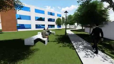 lumion render college landscape video walk through