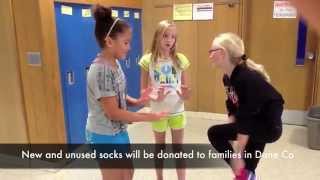 Socktober at Elvehjem Elementary