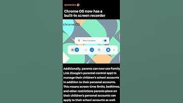 Chrome OS now has a built-in screen recorder