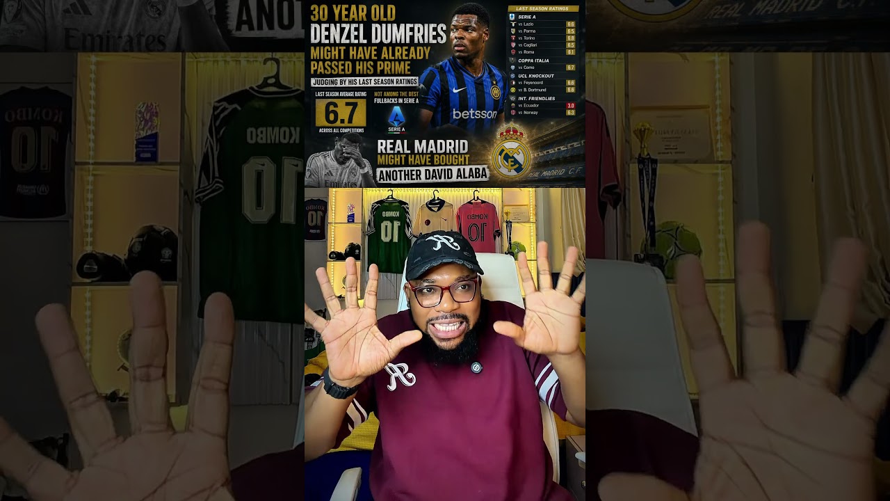 Denzel Dumfries Might be another David ALABA for Real Madrid #madrid #transfers