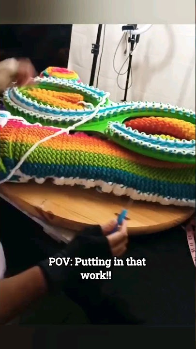 How to Knit an Afghan (KB Afghan Loom) 