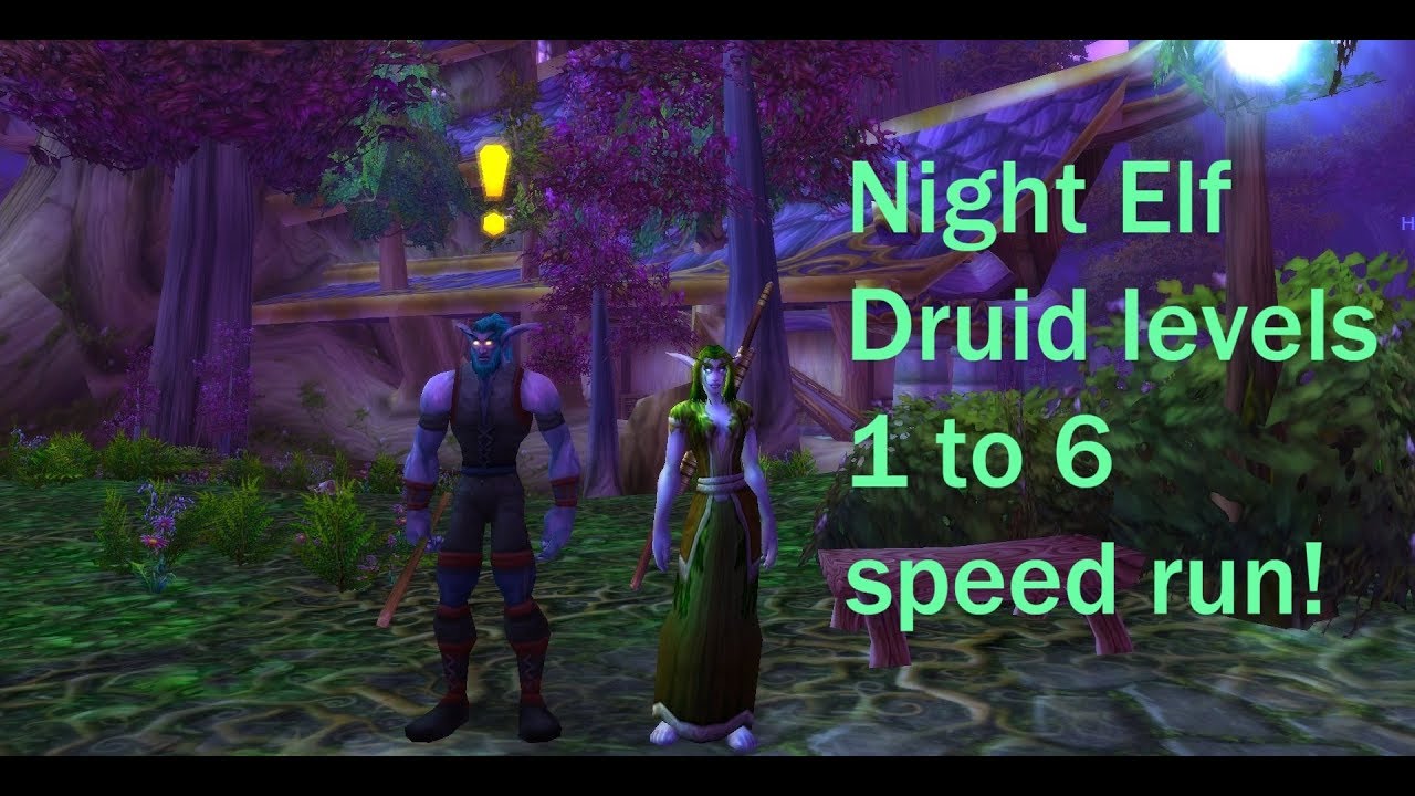 Phantaram Classic Wow Levels 1 To 6 Fast On Night Elf Druid