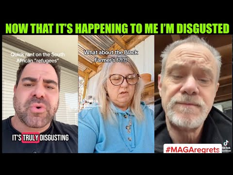 WHITES BLAST DONALD TRUMP FOR BRINGING IN FAKE AFRIKANER REFUGEES!!