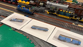 LEGO Trains - Planning Upgrades For Blue Freight Locomotive