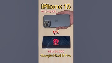 Google Pixel 9 PRO 😈 vs iPhone 15 vs RS 1,59,000 vs 2,50,000 - FREEFIRE TEST #freefire #iphone15