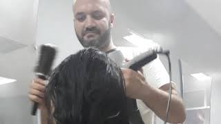 طريقة الكيراتين عند صالون  Karim tif&hair   #مرحبا بكم# clever