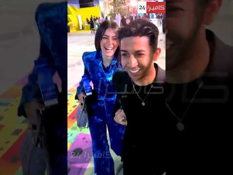 هزار هشام جمال وليلي زاهر لحظة خروجهم من الحفل