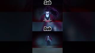 demon slayer dub vs sub  yoriichi voice