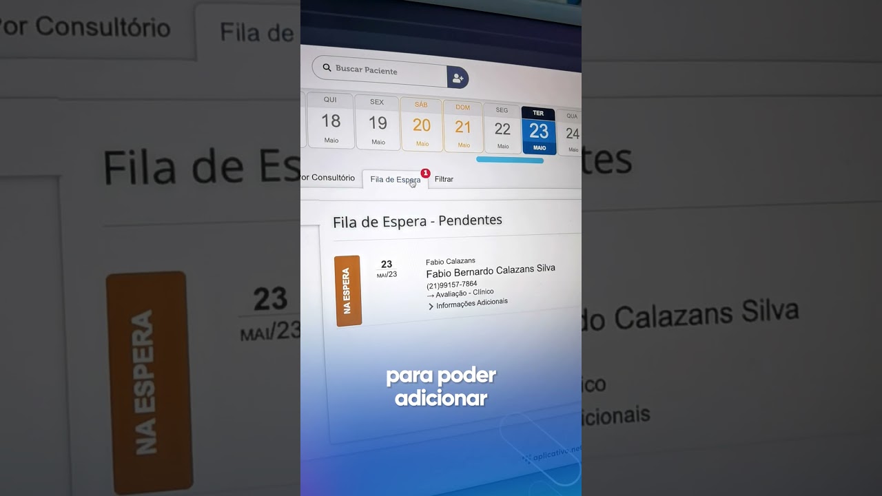 Controle de Agenda no ControleODONTO!
