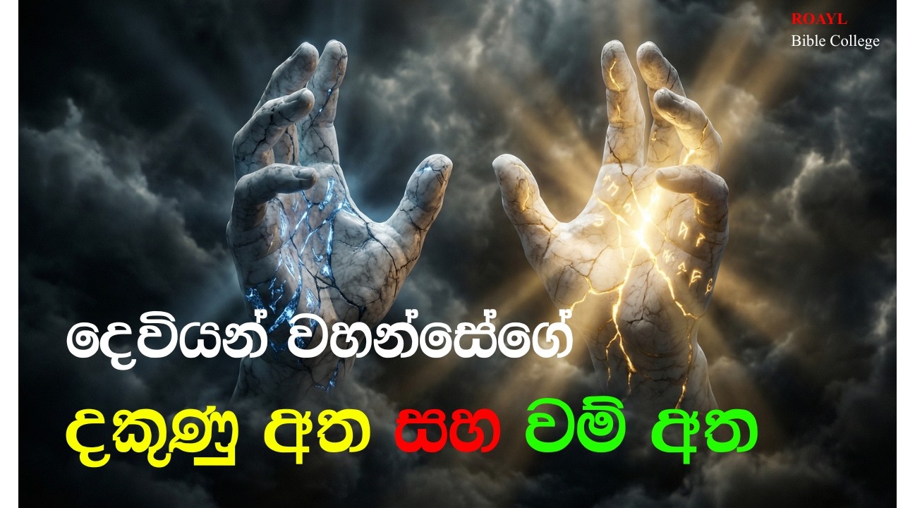 දෙවියන් වහන්සේගේ දකුණු අත සහ වම් අත | මෙන්න වෙනස | God's Right Hand and Left Hand
