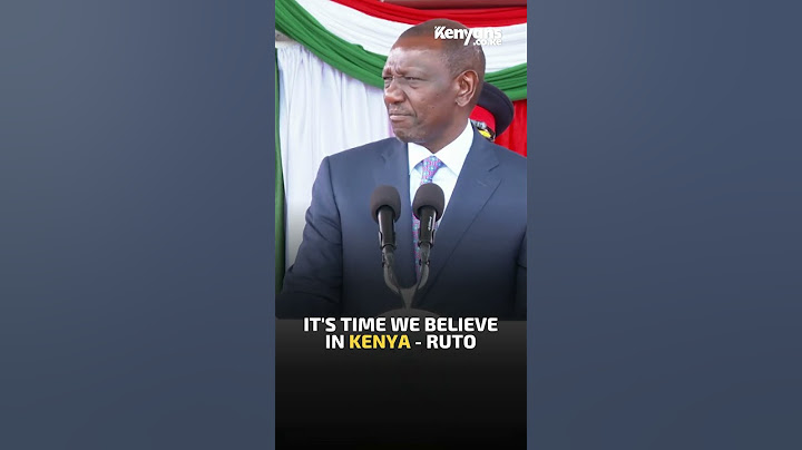 Ruto: It is time that we stopped believing in the fake news and the propaganda