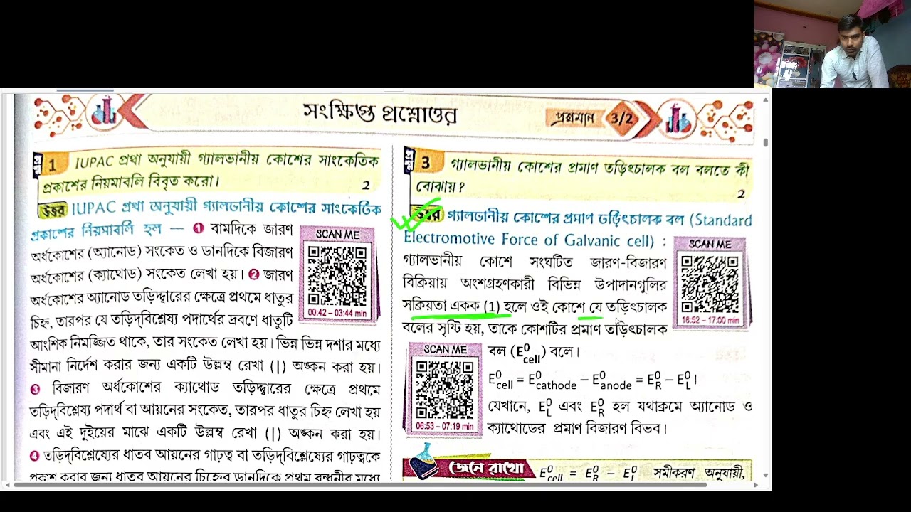 ELECTROCHEMISTRY XII SUGGESTION