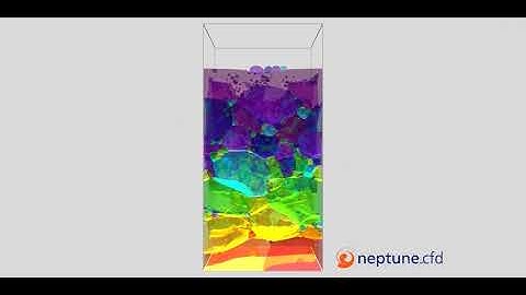 10 non-miscible fields CFD simulation