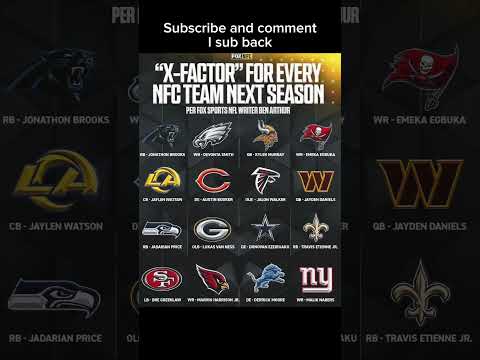 X-tractor for every nfc team #nfl #footballhighlights #football ll