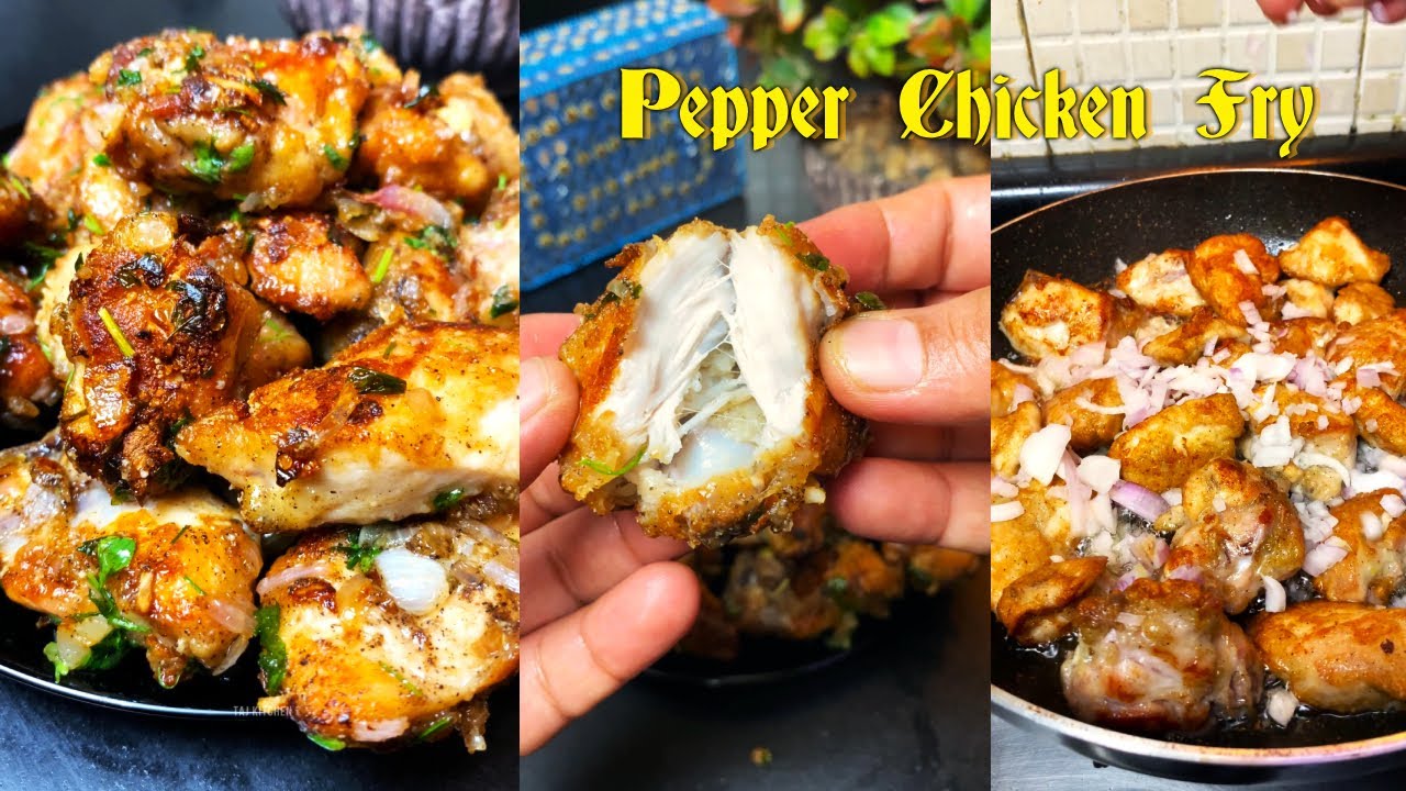 Pepper Chicken Recipe │ Pepper Chicken Dry YouTube