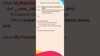 Explain the concept of metaclasses in Python.
