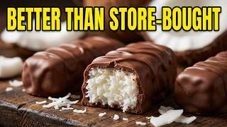 How To Make The Famous Bounty Chocolate Bars At Home  Easy Recipe
