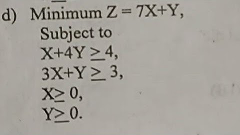 Q2a Linear programming Minimize  Maths Paper   Mumbai University IDOL 5 marks  fy bcom  maths sem 1