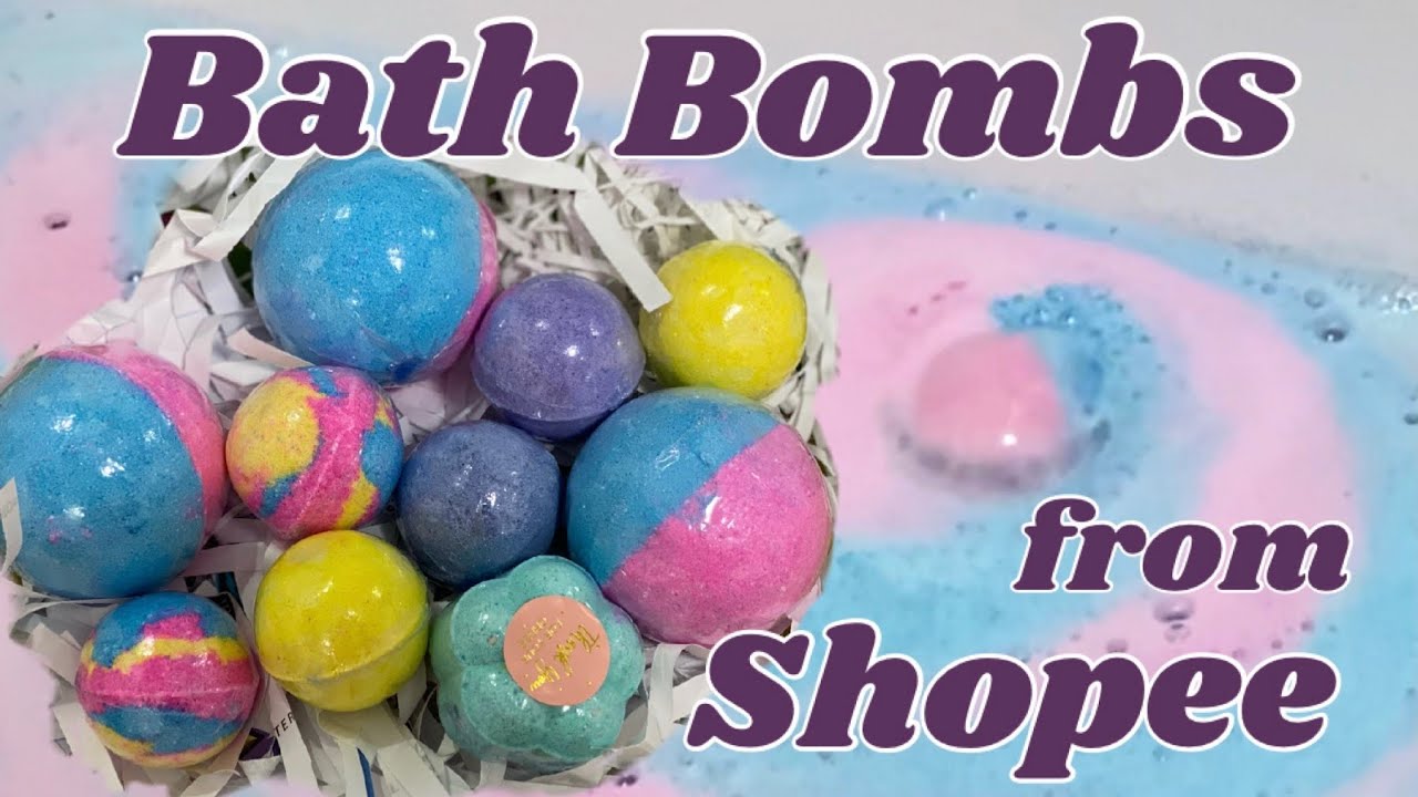 Affordable Bath Bombs from Shopee Unboxing and Review YouTube