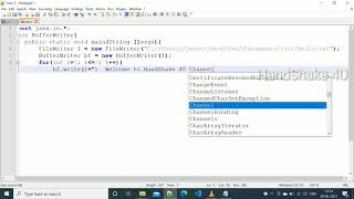 BufferReader && BufferWriter in #java Program