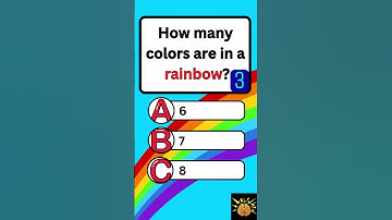 GK Quiz | General Knowledge Quiz  Challenge | How Many Colors Are in a Rainbow?