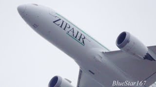 Zipair Tokyo Boeing 787-8 Ja822J Takeoff From Kixrjbb Osaka - Kansai Rwy 06R