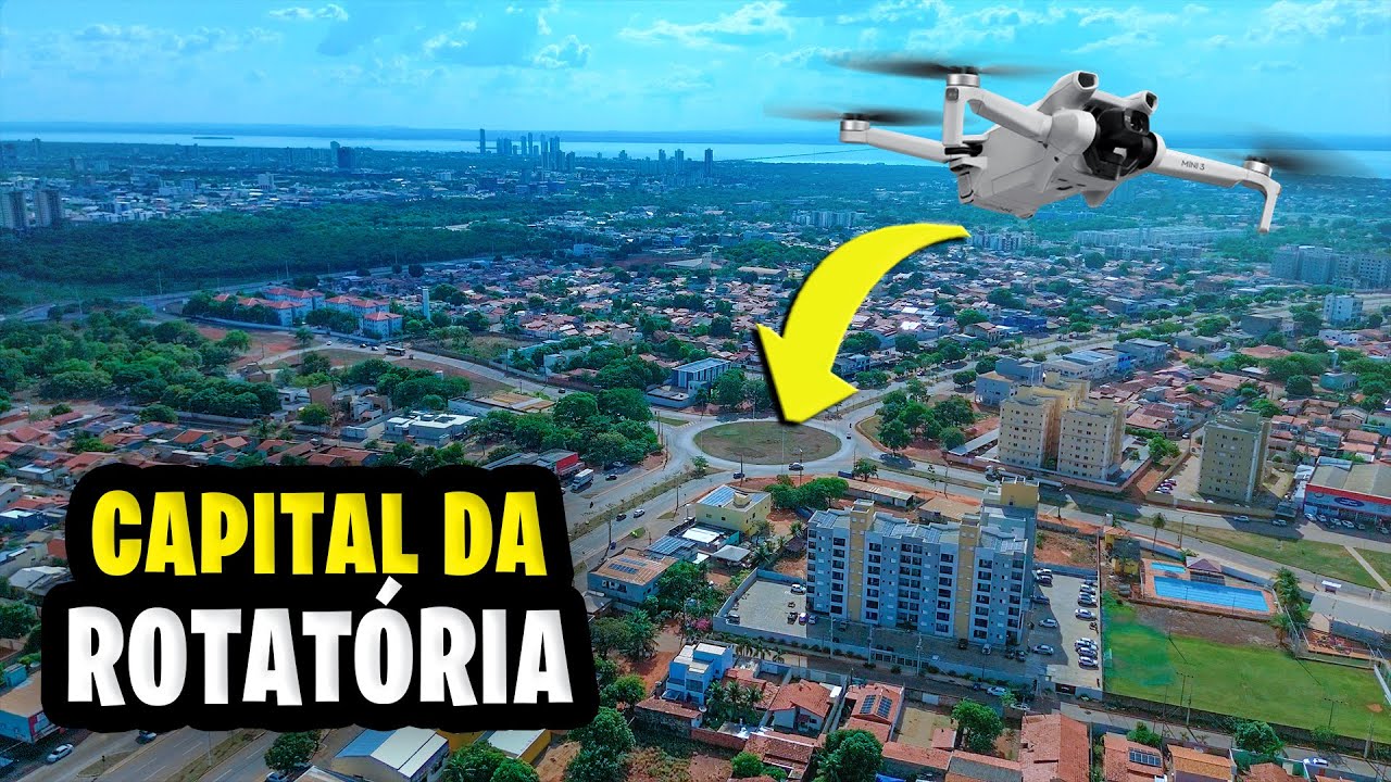 VOO EXPLORATÓRIO COM O DRONE MINI 3 EM PALMAS TOCANTINS
