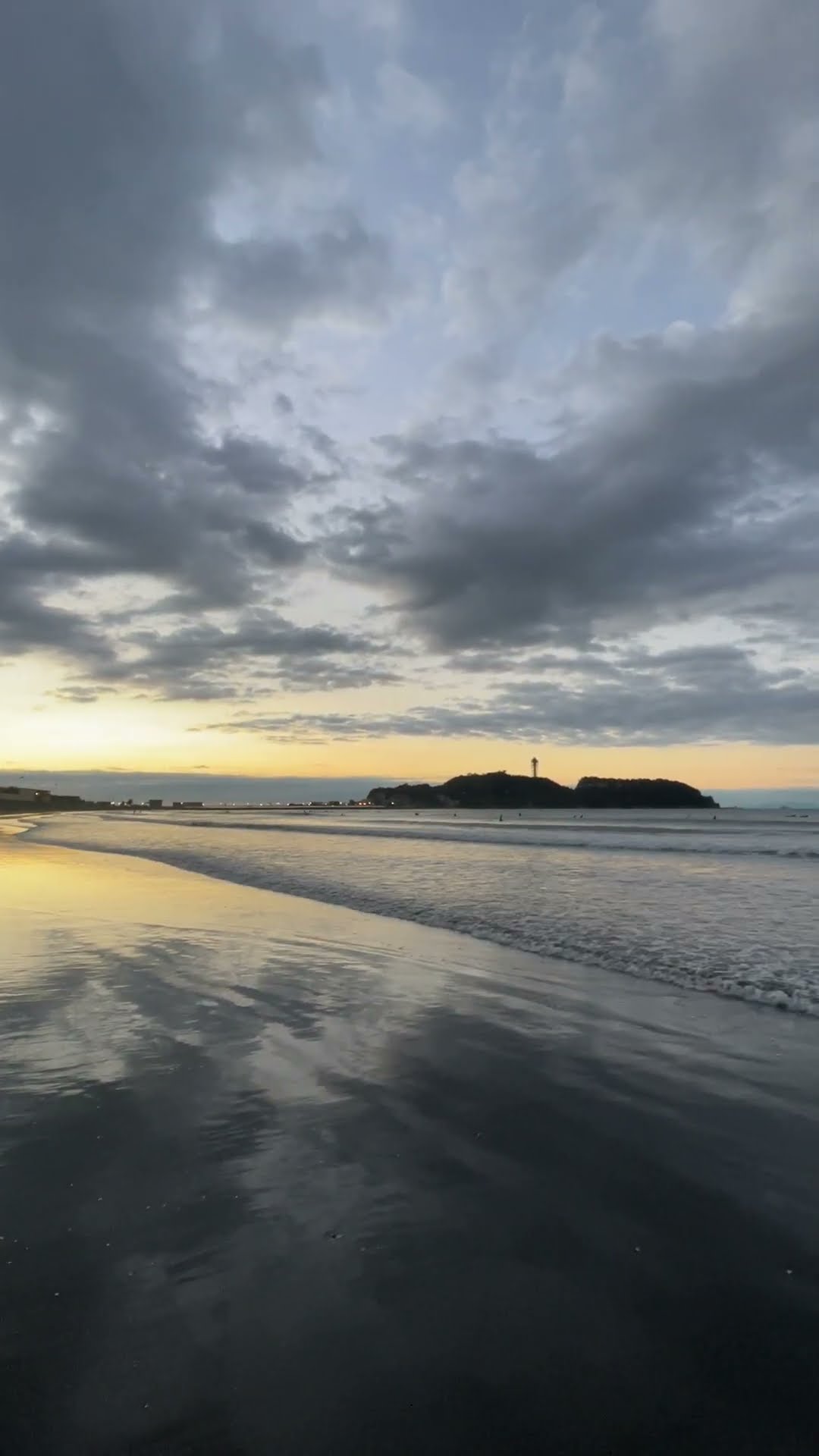 湘南の朝をお届け #shorts #江ノ島 #enoshima #湘南 #朝焼け #朝日