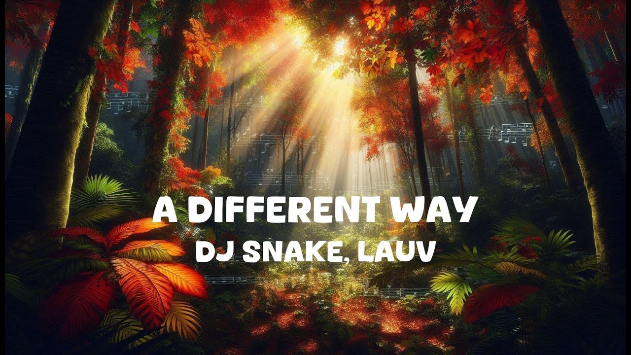DJ Snake, Lauv - A Different Way (Lyrics) - YouTube