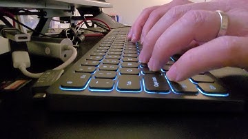 Sounds & Texture Shots: Seenda Bluetooth Backlit Keyboard B08HSXL8NL