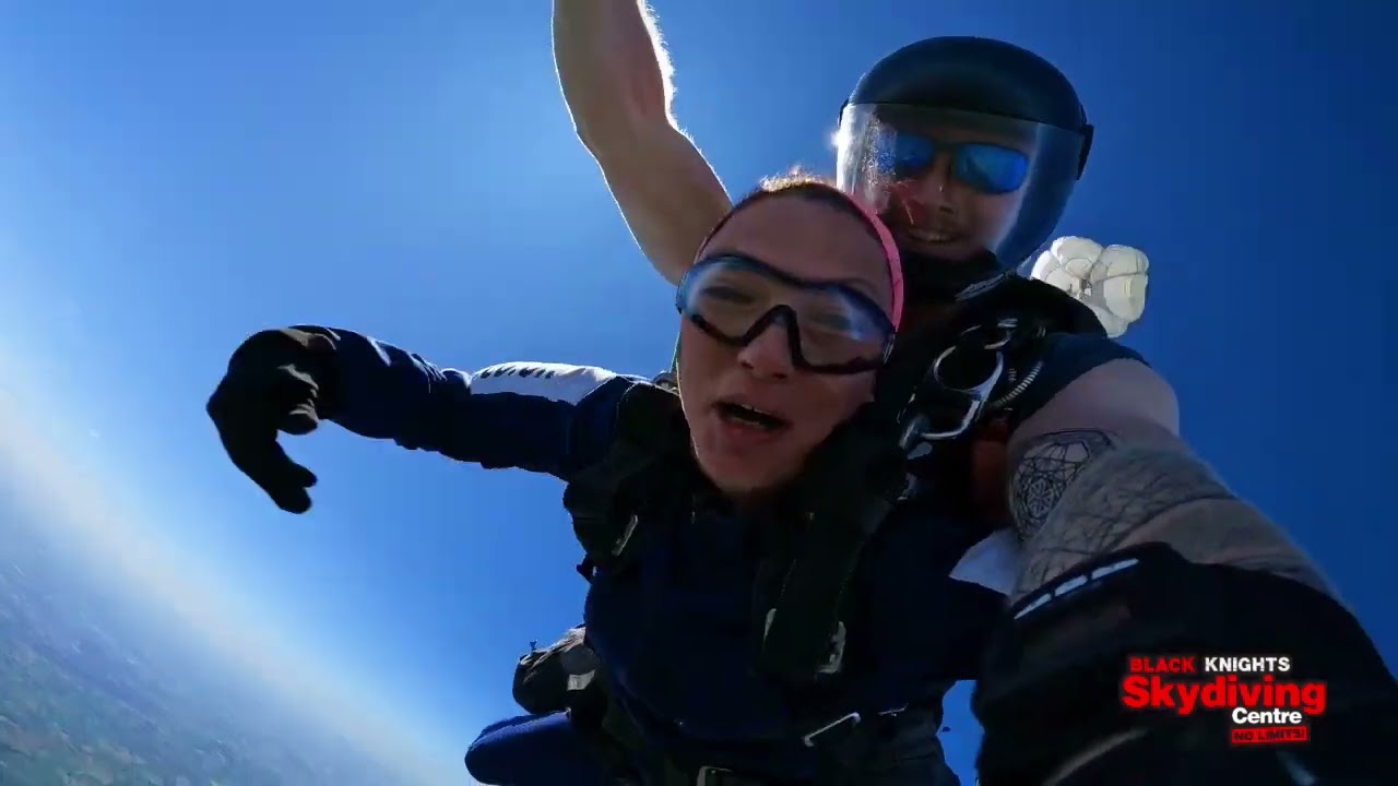 Best Adrenaline rush ever doing the 15000ft  tandom. Brilliant. Black Knights Parachute Center