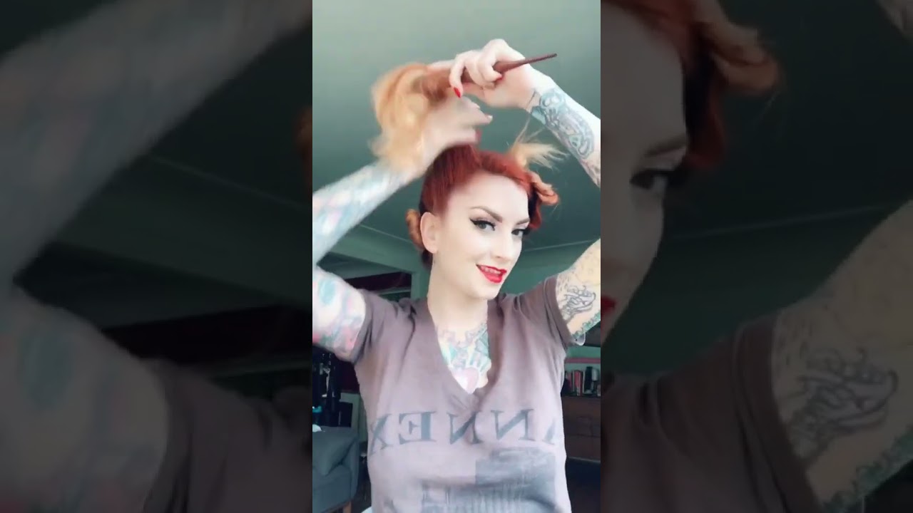 Victory Rolls Pinup Hair 