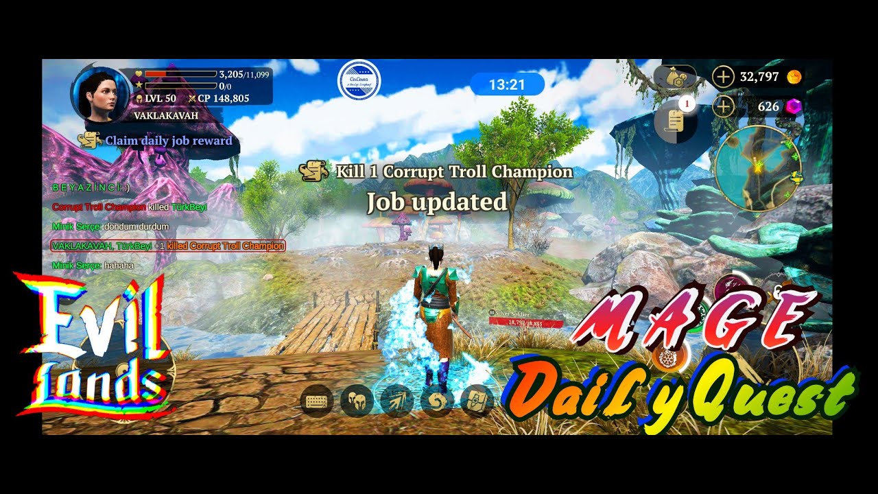 EVIL LANDS * MAGE: ELIMINATE 1 CORRUPT TROLL CHAMPION IN BROADCOVE STRONGHOLD * 06032021 * BEST RPG