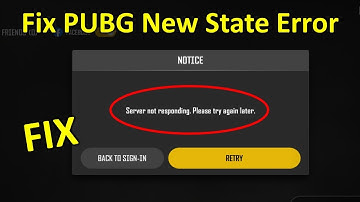 How to Fix Server Not Responding Error in New State Mobile