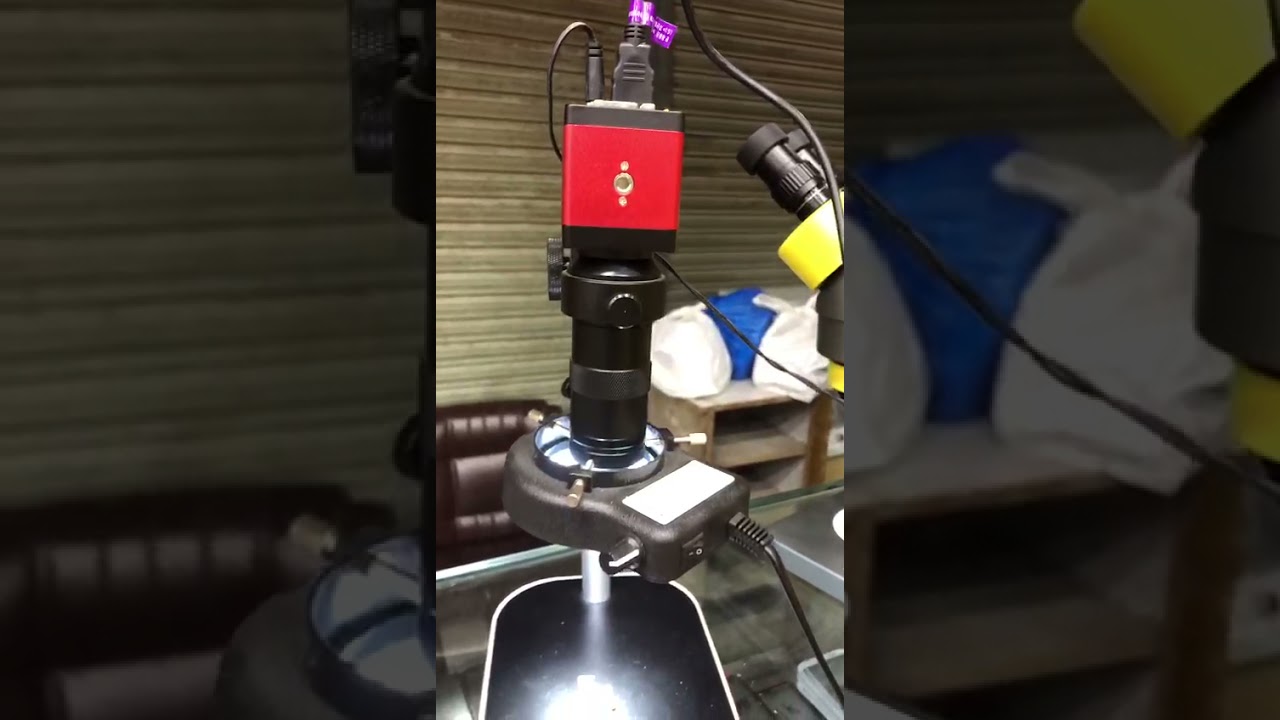 Camera Microscope With 13 Mega Pixel Camera Wide Angel Display