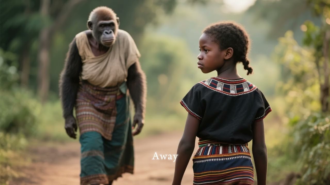 “A Kind Gorilla Girl Changed Her Life Forever | African Moral Story"