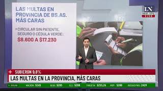 Aumento del 9,8% en multas en Provincia de Bs. As.