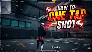 How to One Tap Headshot 🔥 Easy Trick in Training Ground