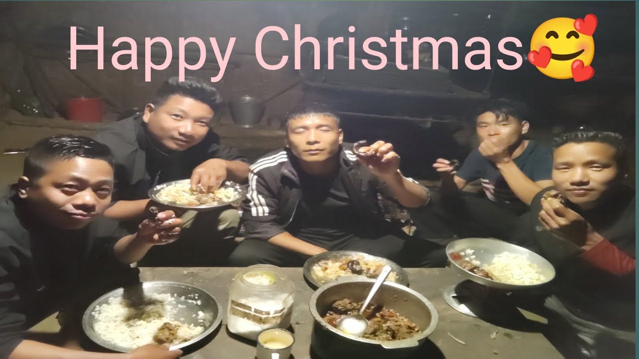 Naga style organic food | Pre-christmas cum Re-union cum group mukbang | party feast | eating show